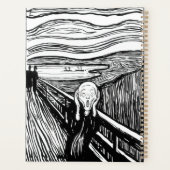 Edvard Munch - Die schreiende Lithografie Planer (Rückseite)