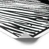 Edvard Munch - Die schreiende Lithografie Poster (Ecke)