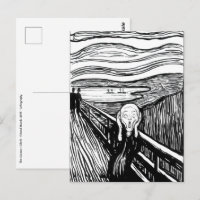 Edvard Munch - Die schreiende Lithografie