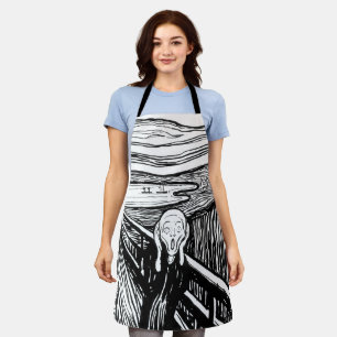 Edvard Munch - Die schreiende Lithografie Schürze