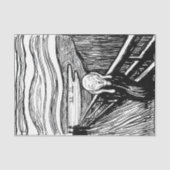 Edvard Munch - Die schreiende Lithografie Seidenpapier (Vorderseite)