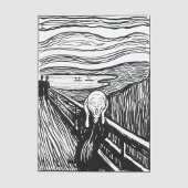 Edvard Munch - Die schreiende Lithografie Seidenpapier