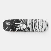 Edvard Munch - Die schreiende Lithografie Skateboard (Horizontal)
