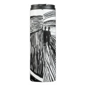 Edvard Munch - Die schreiende Lithografie Thermosbecher (Rückseite)