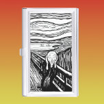 Edvard Munch - Die schreiende Lithografie Visitenkarten Dose<br><div class="desc">Der Schrei / Skrik - Edvard Munch,  1895 - Lithographie</div>
