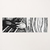 Edvard Munch - Die schreiende Lithografie Yogamatte (Rückseite (Horizontal))