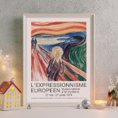 Edvard Munch Die Scream Art Ausstellung selten dru Poster