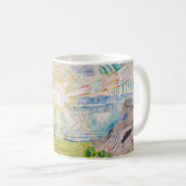 Edvard Munch - Die Sonne 1910 Kaffeetasse (VorderseiteRechts)
