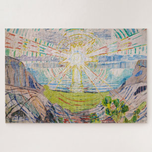 Edvard Munch - Die Sonne 1910 Puzzle