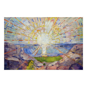 Edvard Munch - Die Sonne 1911 Poster