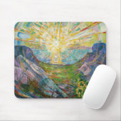 Edvard Munch - Die Sonne 1916 Mousepad (Mit Mouse)