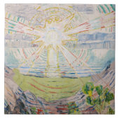 Edvard Munch - Die Sonne Fliese (Vorderseite)