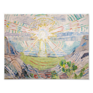 Edvard Munch - Die Sonne Fotodruck