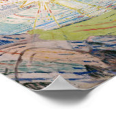 Edvard Munch - Die Sonne Poster (Ecke)