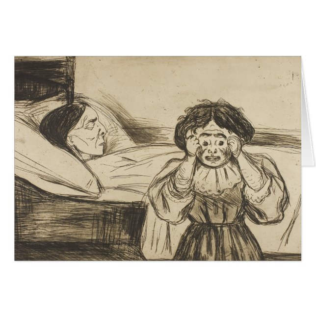 Edvard Munch - Die Tote Mutter und ihr Kind (Vorderseite (Horizontal))