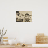 Edvard Munch - Die Tote Mutter und ihr Kind Poster (Küche)