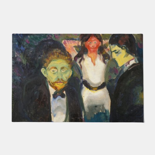 Edvard Munch - Eifersucht Fußmatte (Vorderseite)
