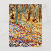 Edvard Munch - Elmwald im Frühjahr Postkarte (Vorderseite)