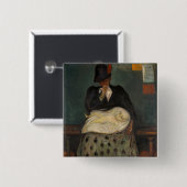 Edvard Munch - Erbe Button (Vorne & Hinten)