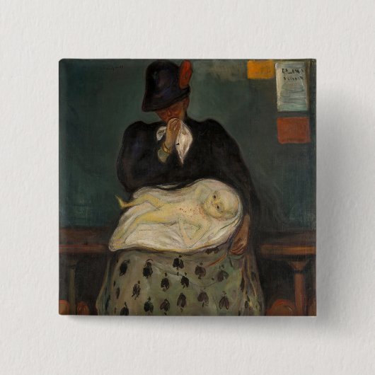 Edvard Munch - Erbe Button (Vorderseite)