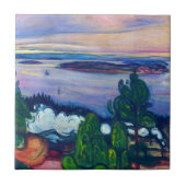 Edvard Munch - Fahrspass Fliese (Vorderseite)