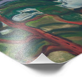 Edvard Munch - Fahrspass Fotodruck (Ecke)