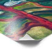 Edvard Munch - Fahrspass Fotodruck (Ecke)