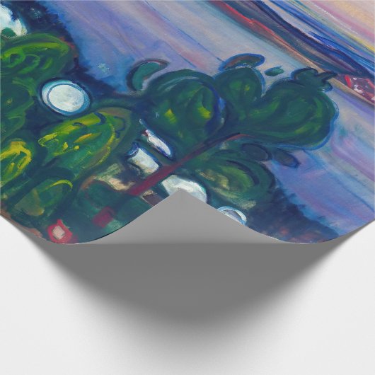 Edvard Munch - Fahrspass Geschenkpapier (Ecke)