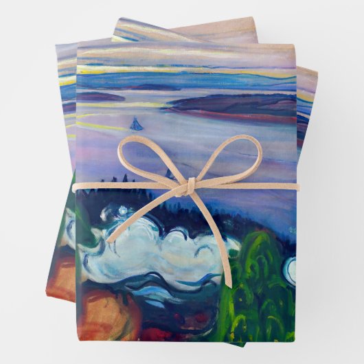 Edvard Munch - Fahrspass Geschenkpapier Set (Beispiel)