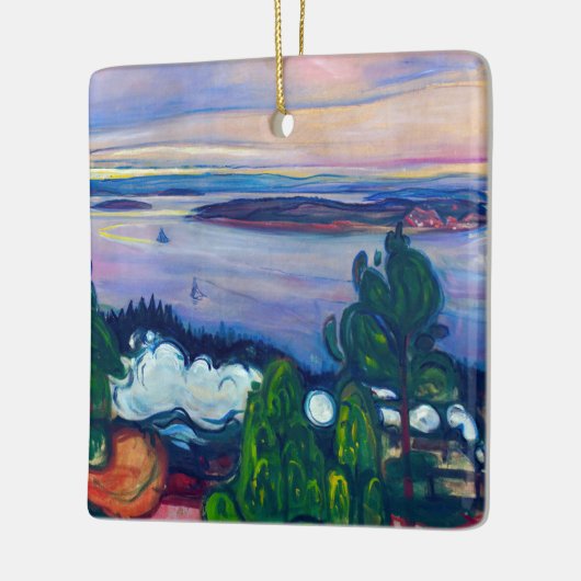 Edvard Munch - Fahrspass Keramikornament (Links)