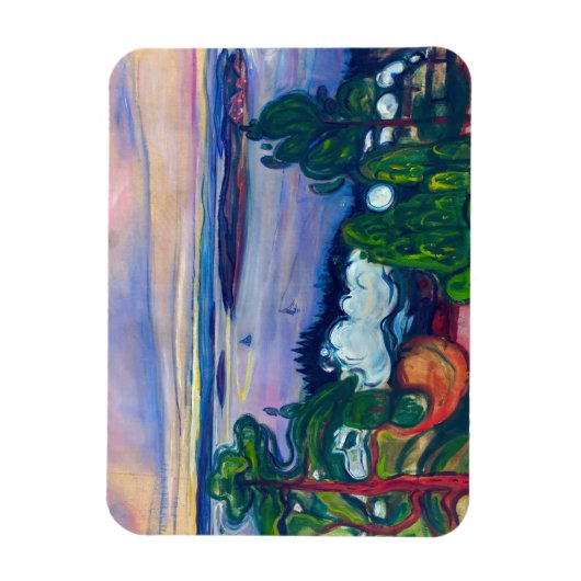 Edvard Munch - Fahrspass Magnet (Vertikal)