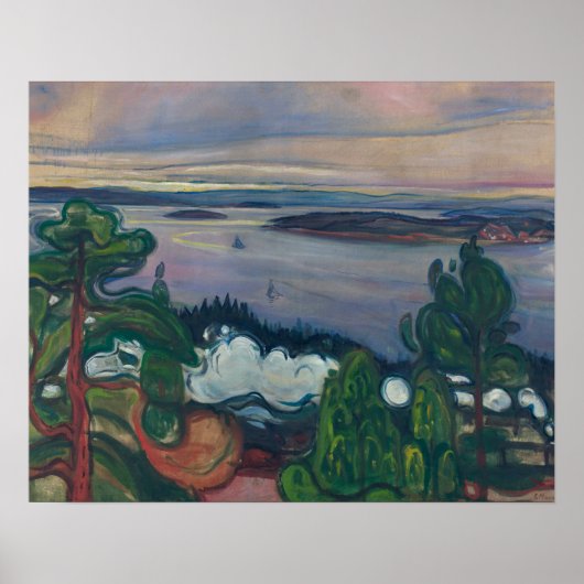 Edvard Munch - Fahrspass Poster (Vorne)