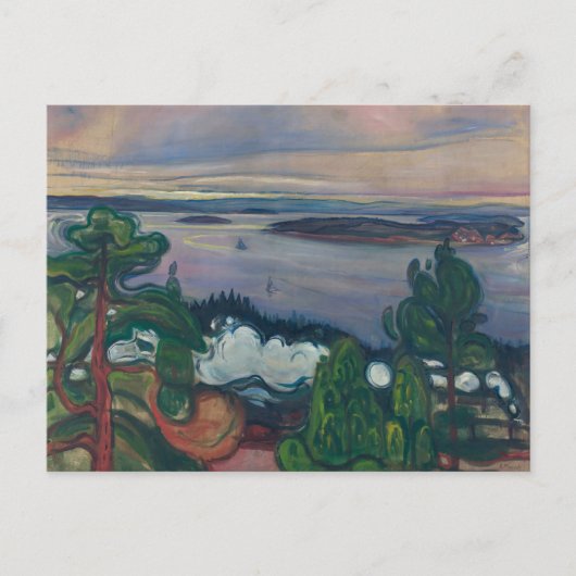 Edvard Munch - Fahrspass Postkarte (Vorderseite)
