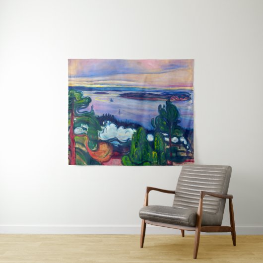 Edvard Munch - Fahrspass Wandteppich (Beispiel (Horizontal))