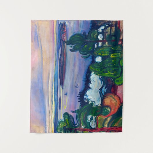 Edvard Munch - Fahrspass Wandteppich (Vorderseite)