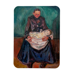 Edvard Munch - Frau mit kranken Kindern, Erbschaft Magnet