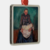 Edvard Munch - Frau mit kranken Kindern, Erbschaft Ornament Aus Metall (Rechts)