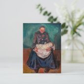 Edvard Munch - Frau mit kranken Kindern, Erbschaft Postkarte (Stehend Vorderseite)