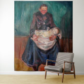 Edvard Munch - Frau mit kranken Kindern, Erbschaft Wandteppich (Beispiel)