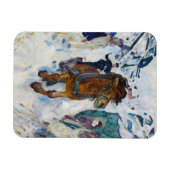 Edvard Munch - Galloping Horse Magnet (Horizontal)