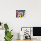 Edvard Munch ist das Gelbe Protokoll Poster (Heimbüro)