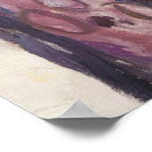 Edvard Munch ist das Gelbe Protokoll Poster (Ecke)