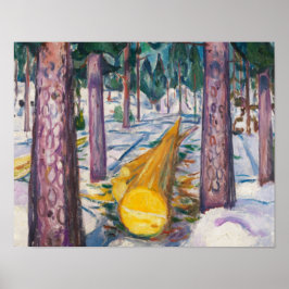 Edvard Munch ist das Gelbe Protokoll Poster
