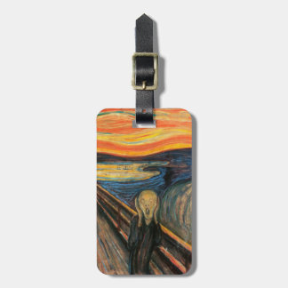 Edvard Munch ist der Schrei Gepäckanhänger