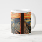Edvard Munch ist der Schrei Jumbo-Tasse (Vorderseite Rechts)