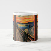 Edvard Munch ist der Schrei Jumbo-Tasse (Vorderseite)