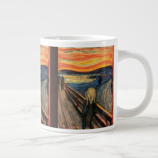 Edvard Munch ist der Schrei Jumbo-Tasse (Rechts)
