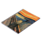 Edvard Munch ist der Schrei Notizblock (Linke Seite)