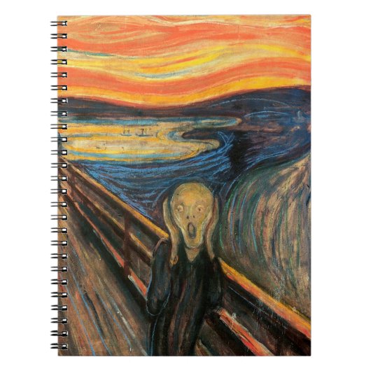 Edvard Munch ist der Schrei Notizblock (Vorderseite)