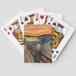 Edvard Munch ist der Schrei Spielkarten